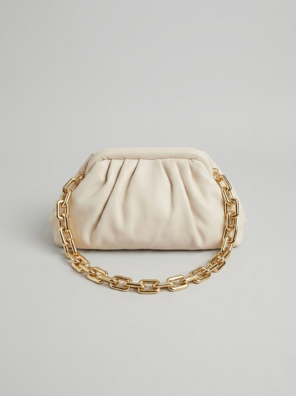 Urban Expressions Small/Medium Cream Pouch Handbag